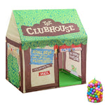 Tenda da gioco per bambini con stampa domestica Piccola casa da gioco, con 50 palline oceaniche, with 50 Ocean Balls (Black White), with 50 Ocean Balls (Pink), with 50 Ocean Balls (Green), with 50 Ocean Balls (Light Pink)