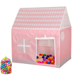 Tenda da gioco per bambini con stampa domestica Piccola casa da gioco, con 50 palline oceaniche, with 50 Ocean Balls (Black White), with 50 Ocean Balls (Pink), with 50 Ocean Balls (Green), with 50 Ocean Balls (Light Pink)