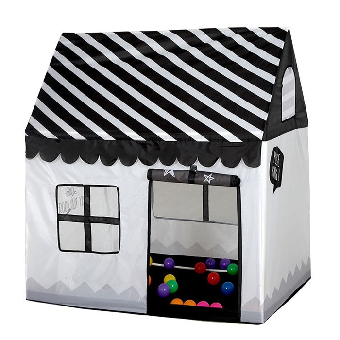 Tenda da gioco per la stampa dei bambini domestici Piccola casa da gioco, (Black White), (Pink), (Green), (Light Pink)
