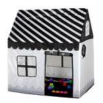 Tenda da gioco per la stampa dei bambini domestici Piccola casa da gioco, (Black White), (Pink), (Green), (Light Pink)