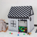 Tenda da gioco per la stampa dei bambini domestici Piccola casa da gioco, (Black White), (Pink), (Green), (Light Pink)