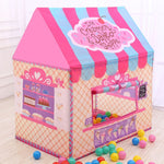 Tenda da gioco per la stampa dei bambini domestici Piccola casa da gioco, (Black White), (Pink), (Green), (Light Pink)