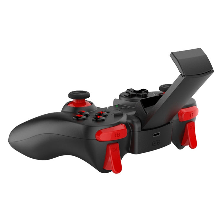 MB-838(X5Plus) Gamepad wireless dual-mode Bluetooth 4.0 + 2.4G con staffa retrattile, supporto connessione diretta Android/IOS e riproduzione diretta