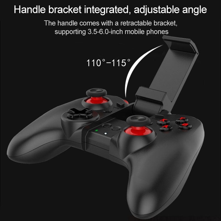 MB-838(X5Plus) Gamepad wireless dual-mode Bluetooth 4.0 + 2.4G con staffa retrattile, supporto connessione diretta Android/IOS e riproduzione diretta