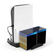 KJH P5-010-2 Base ventola di raffreddamento di ricarica multifunzione con staffa per vassoio di stoccaggio per PS5 De / UHD, KJH P5-010-2