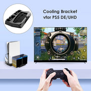 KJH P5-010-2 Base ventola di raffreddamento di ricarica multifunzione con staffa per vassoio di stoccaggio per PS5 De / UHD, KJH P5-010-2