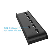 KJH P5-008 Adattatore hub espansore splitter USB 6 in 1 per PS5, KJH P5-008