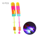 10 PCS Incredibili frecce volanti a fionda con luce LED, consegna colore casuale, dimensioni: grande, Large