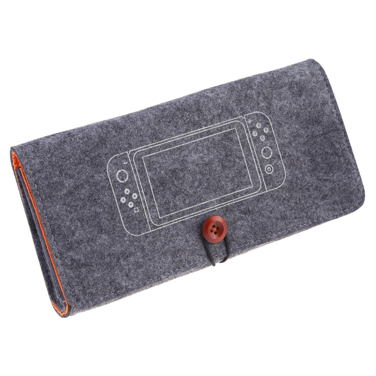 Borsa protettiva portatile in morbido feltro per Nintendo Switch