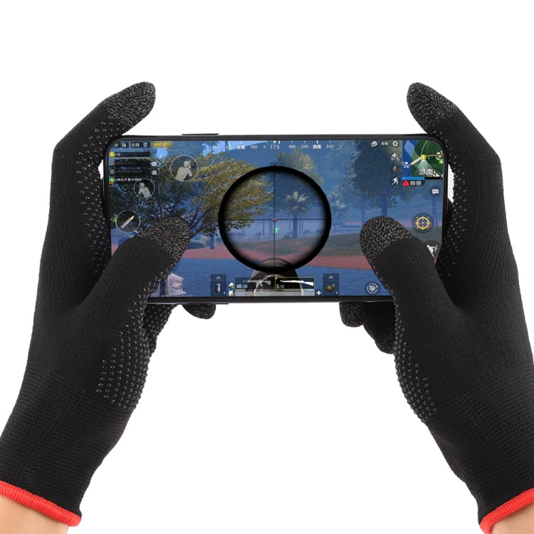 Un paio di guanti e-sport traspiranti con touch screen antiscivolo in nylon + fibra conduttiva