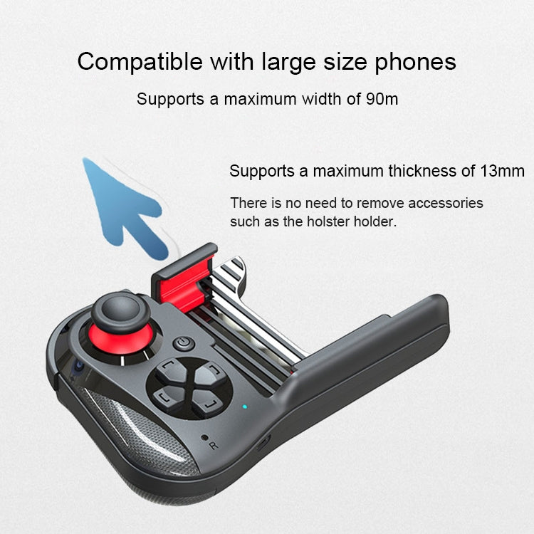 MOCUTE-059 Bluetooth 4.0 Gamepad Bluetooth dual-mode per mancini per telefoni da 6,5-7,2 pollici, supporta la connessione diretta Android/IOS e la riproduzione diretta