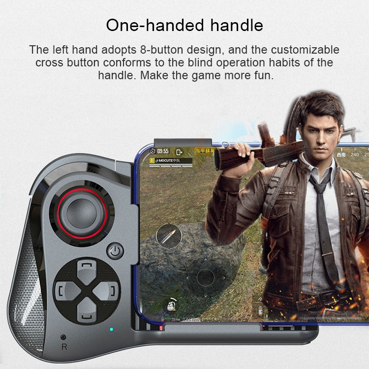 MOCUTE-059 Bluetooth 4.0 Gamepad Bluetooth dual-mode per mancini per telefoni da 6,5-7,2 pollici, supporta la connessione diretta Android/IOS e la riproduzione diretta