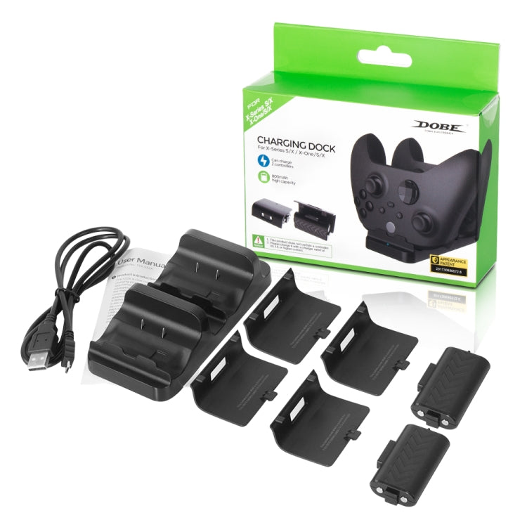 Dock di ricarica DOBE TYX-532X Doppia stazione di ricarica con batteria per la serie Xbox, DOBE TYX-532X