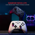 GameSir Nova Lite PC T4N Lite Bluetooth Wireless Gamepad Game Controller per Nintendo Switch, Nova Lite Dark Purple, Nova Lite White