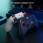GameSir Nova Lite PC T4N Lite Bluetooth Wireless Gamepad Game Controller per Nintendo Switch, Nova Lite Dark Purple, Nova Lite White