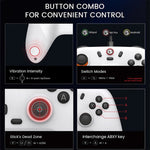 GameSir Nova Lite PC T4N Lite Bluetooth Wireless Gamepad Game Controller per Nintendo Switch, Nova Lite Dark Purple, Nova Lite White