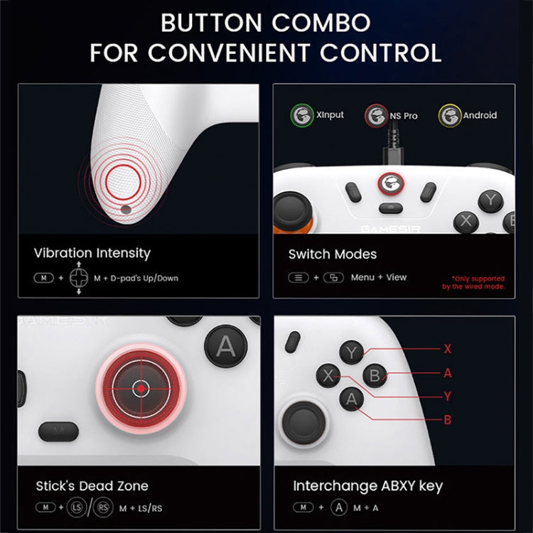 GameSir Nova Lite PC T4N Lite Bluetooth Wireless Gamepad Game Controller per Nintendo Switch, Nova Lite Dark Purple, Nova Lite White