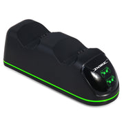 DOBE TP4-1781 Controller wireless Dual Dock di ricarica LED Caricabatterie con maniglia per PS4 / Slim / Pro, TP4-1781