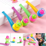 50 pezzi giocattolo per bambini sospensione palla da soffio giocattolo nostalgico che soffia musica magica palla appesa, consegna colore casuale, 50 PCS