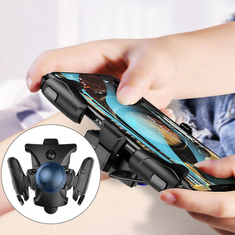 Gamepad per riprese di giochi per cellulare con pulsanti separabili in lega antiscivolo, supporto modalità burst, adatto per telefoni cellulari da 4,7-6,5 pollici
