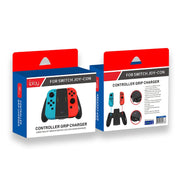 Caricabatterie con impugnatura per controller iplay S005 per Nintendo Switch Joy-Con