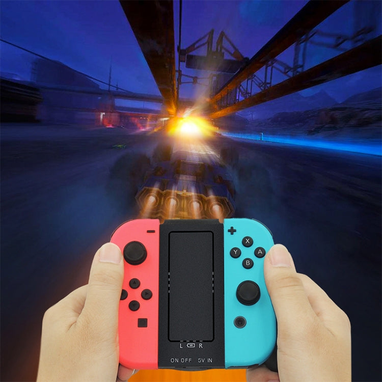 Caricabatterie con impugnatura per Nintendo Switch Joy-Con