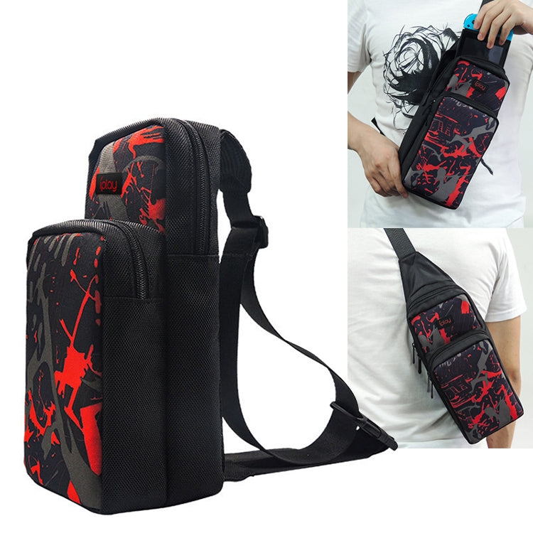 iplay HBS-167 Borsa portaoggetti portatile a tracolla per Nintendo Switch, HBS-167