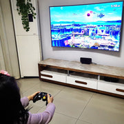 Controller con maniglia di gioco cablata con striscia decorativa a tre punti per Nintendo NGC, For Nintendo NGC(Black), For Nintendo NGC(Black+green), For Nintendo NGC(Black Blue), For Nintendo NGC(Baby Blue + Purple), For Nintendo NGC(Black Red)      ...