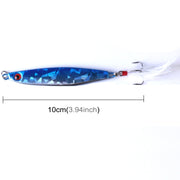 HENGJIA 7 pezzi esche in metallo esche da pesca in ferro esca, 6cm/14g, 7cm/21g, 6.8cm/30g, 8cm/40g