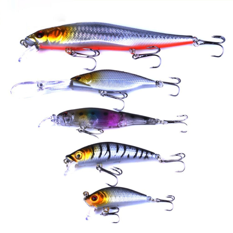 HENGJIA 5 pezzi/kit esche da pesca popolari kit esca bionica, Mix001