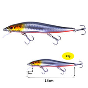 HENGJIA 5 pezzi/kit esche da pesca popolari kit esca bionica, Mix001