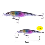 HENGJIA 5 pezzi/kit esche da pesca popolari kit esca bionica, Mix001