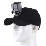 Berretto da baseball Topi per cappello da sole all'aperto con supporto per fotocamera per GoPro, SJCAM e Xiaomi Xiaoyi Sport Action Camera