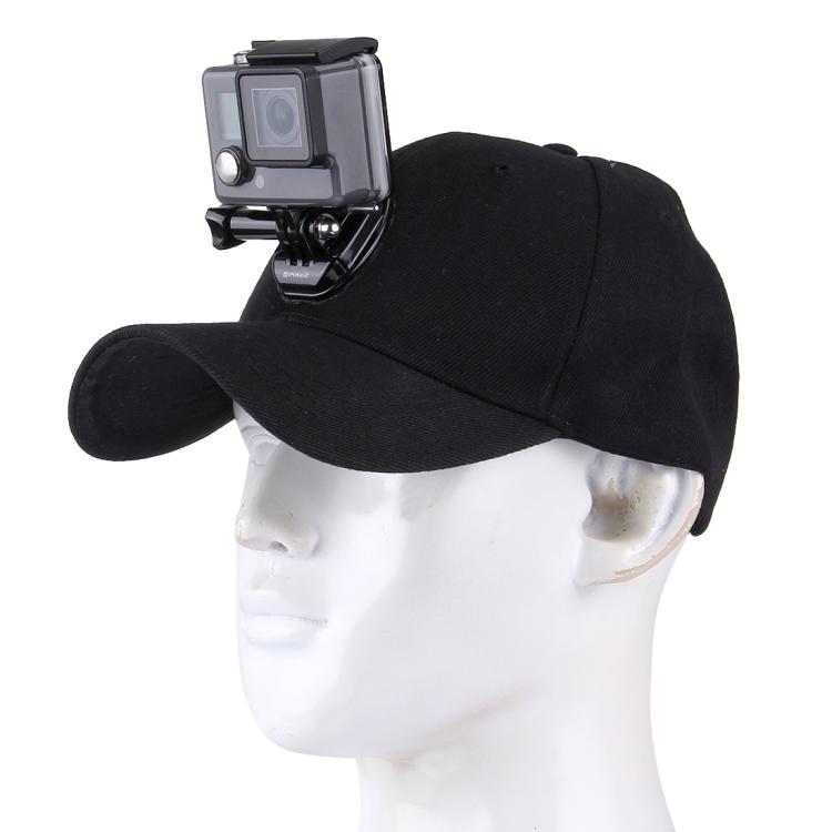 Berretto da baseball Topi per cappello da sole all'aperto con supporto per fotocamera per GoPro, SJCAM e Xiaomi Xiaoyi Sport Action Camera