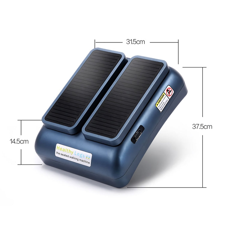 KY206 20W 2 velocità regolabile passo-passo elettrico per gamba inferiore attrezzo per esercizi fitness per persone di mezza età e anziani, con supporto regolabile, KY206 (Blue), KY206 (White)