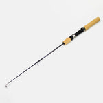 Canna da pesca portatile sul ghiaccio da 35 cm, canna da gamberetti, canna da richiamo, accessori per attrezzatura da pesca, lunghezza di estensione: 100 cm, 35cm