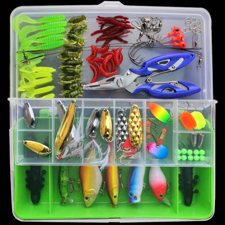 Kit esche da pesca 101 pezzi con scatola plastica