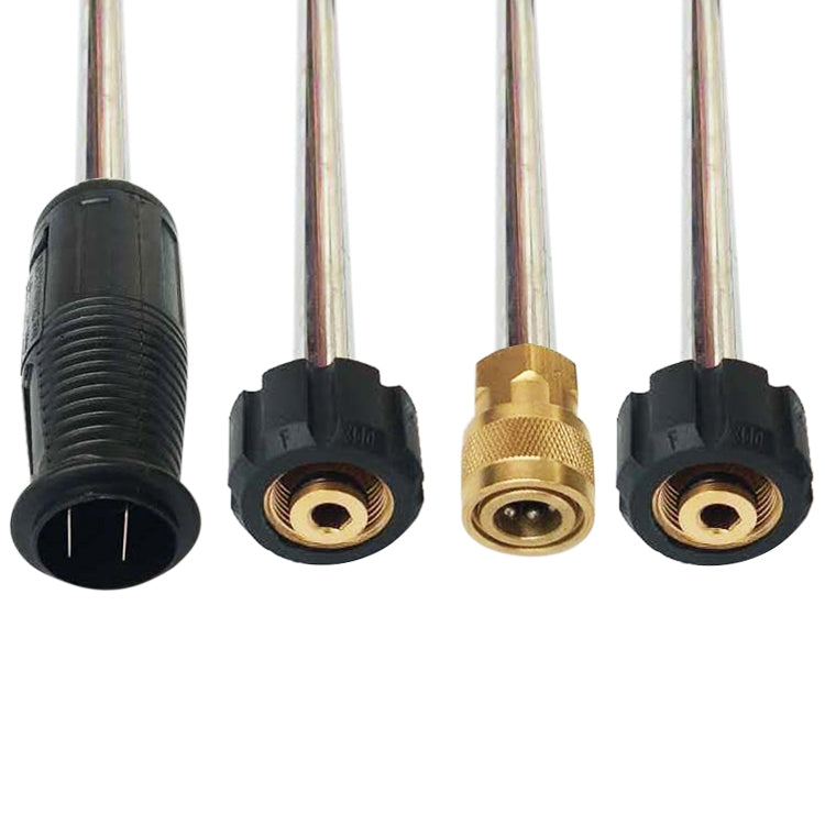 Pistola a spruzzo ad alta pressione per idropulitrice per auto da 3000 PSI con 2 bacchette di prolunga e 5 ugelli, 3000 PSI