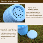 Vaso da fiori in resina plastica imitazione botte di legno da 10 pezzi con vassoio, diametro superiore: 9 cm, altezza: 6,5 cm, Top Diameter: 9cm