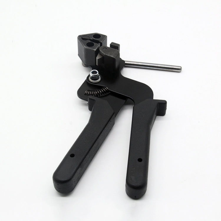 Pistola per taglio automatico della tensione per fascette con pinza speciale Strumento di fissaggio per fascette in acciaio inossidabile con una larghezza di 4,6-12 mm, XN-LQG
