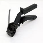 Pistola per taglio automatico della tensione per fascette con pinza speciale Strumento di fissaggio per fascette in acciaio inossidabile con una larghezza di 4,6-12 mm, XN-LQG