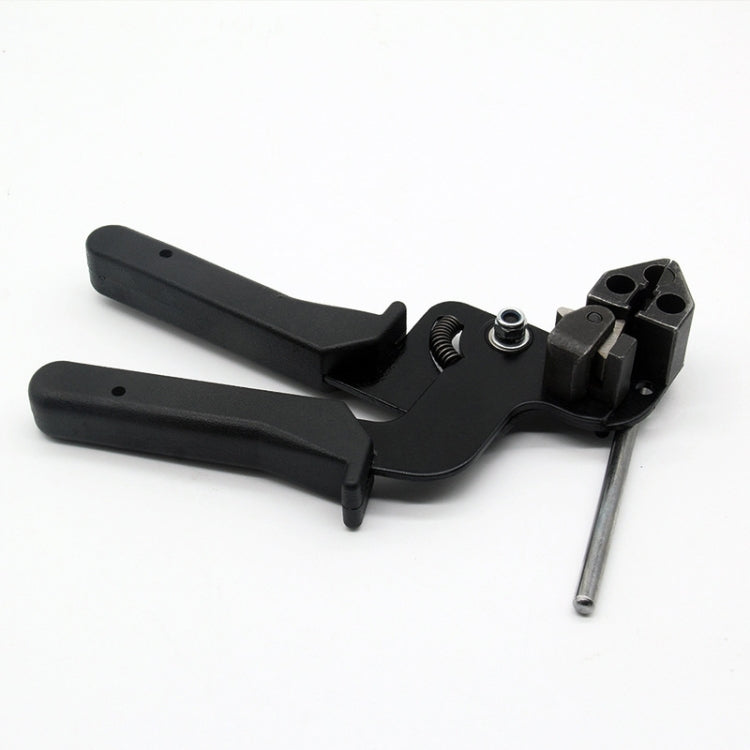 Pistola per taglio automatico della tensione per fascette con pinza speciale Strumento di fissaggio per fascette in acciaio inossidabile con una larghezza di 4,6-12 mm, XN-LQG