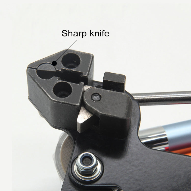Pistola per taglio automatico della tensione per fascette con pinza speciale Strumento di fissaggio per fascette in acciaio inossidabile con una larghezza di 4,6-12 mm, XN-LQG