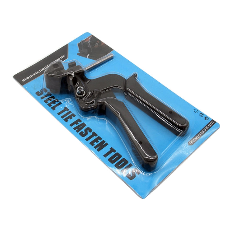 Pistola per taglio automatico della tensione per fascette con pinza speciale Strumento di fissaggio per fascette in acciaio inossidabile con una larghezza di 4,6-12 mm, XN-LQG