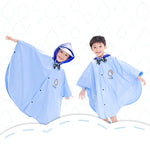 Età superiore a 3 bambini Felpe con cappuccio impermeabili riutilizzabili in stile cartone animato stile britannico, Size: XXL