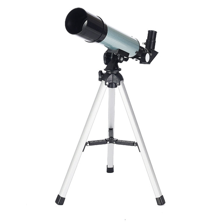F36050 Cannocchiale telescopio astronomico portatile professionale ad alta definizione High Times Espace con treppiede in lega di alluminio (Argento), F36050