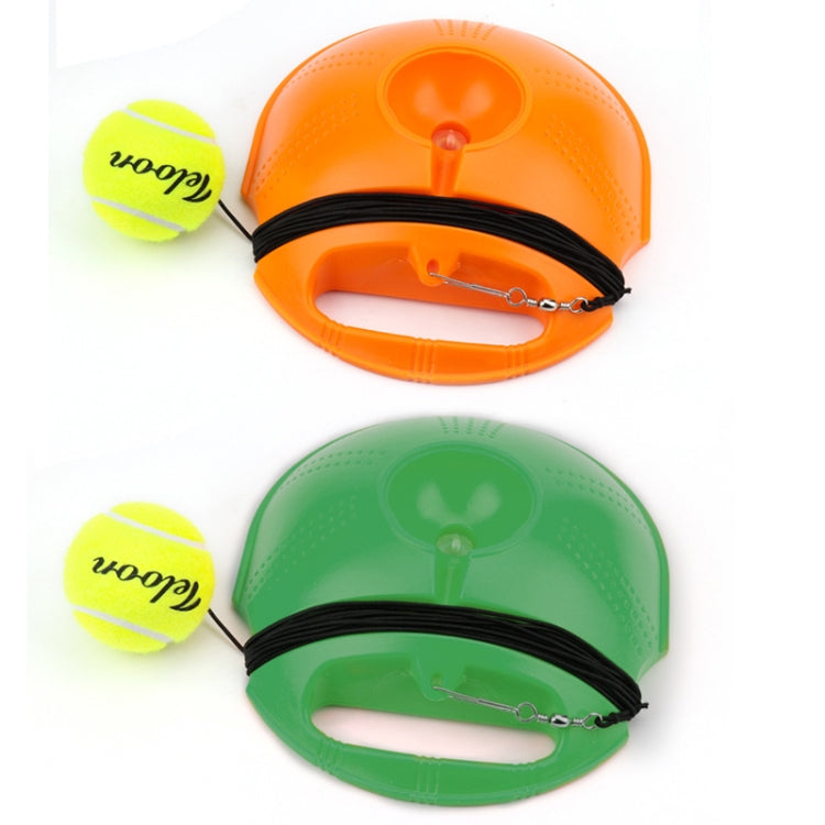 Set per allenatore di tennis Battiscopa per rimbalzo Strumento per l'allenamento per la pratica dello studio autonomo Attrezzatura per esercizi sportivi con palla per principianti, consegna a colori casuale, Tennis Trainer