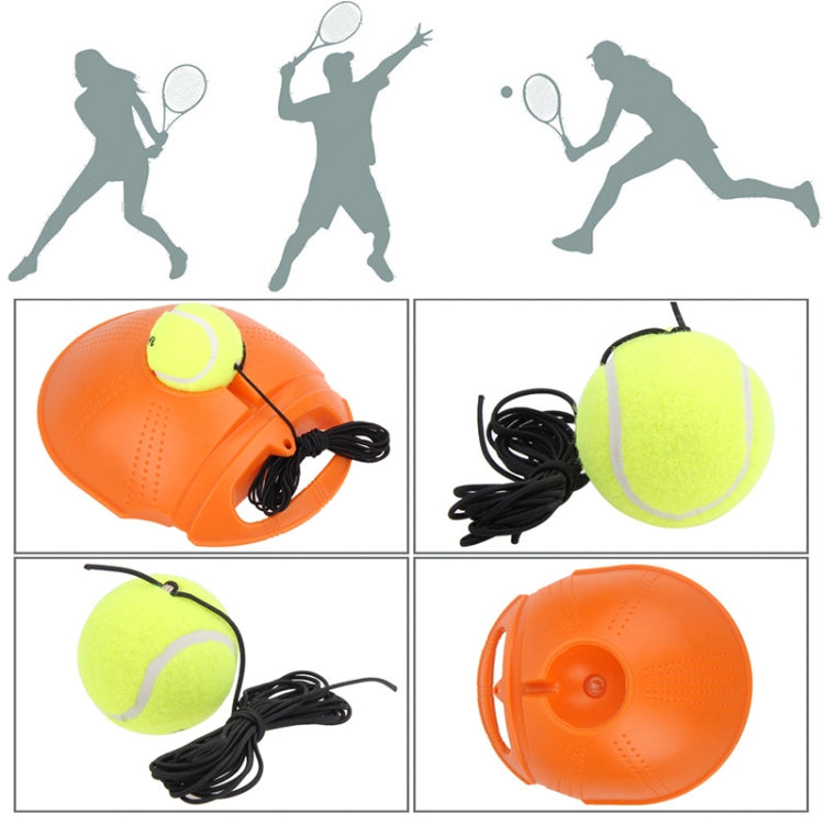 Set per allenatore di tennis Battiscopa per rimbalzo Strumento per l'allenamento per la pratica dello studio autonomo Attrezzatura per esercizi sportivi con palla per principianti, consegna a colori casuale, Tennis Trainer