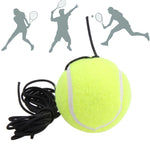 Set per allenatore di tennis Battiscopa per rimbalzo Strumento per l'allenamento per la pratica dello studio autonomo Attrezzatura per esercizi sportivi con palla per principianti, consegna a colori casuale, Tennis Trainer