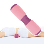 Cuscino Yoga Multifunzione Bellissimi Glutei Cuscino Pelvi Cuscino Cervicale Lombare Salute Yoga Stick Vita (Rosa), 37 x 10cm